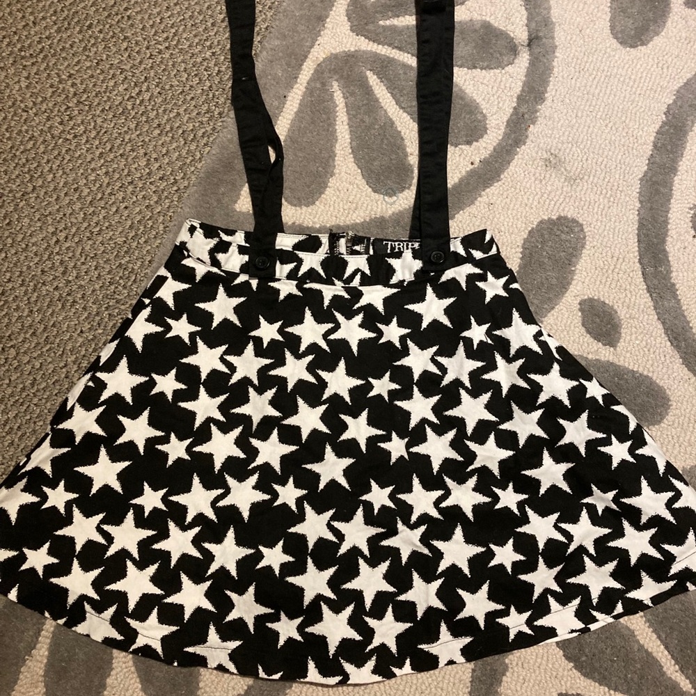RARE Tripp nyc star suspender skirt!
